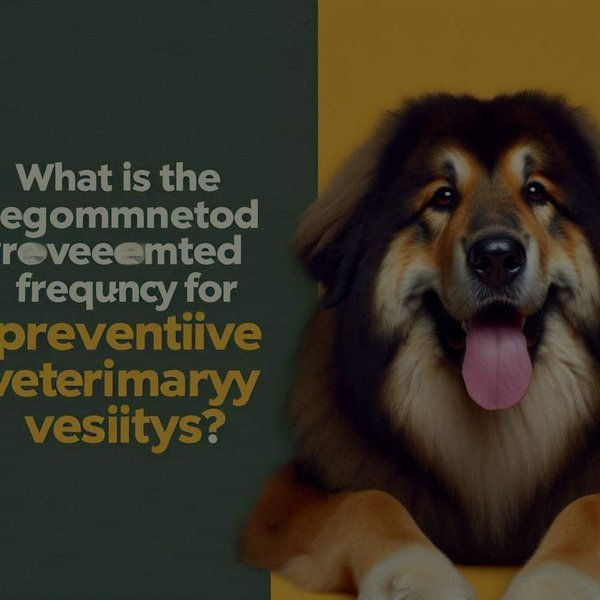 Quelle est la fréquence recommandée pour une visite vétérinaire préventive pour un Mastiff Tibétain?