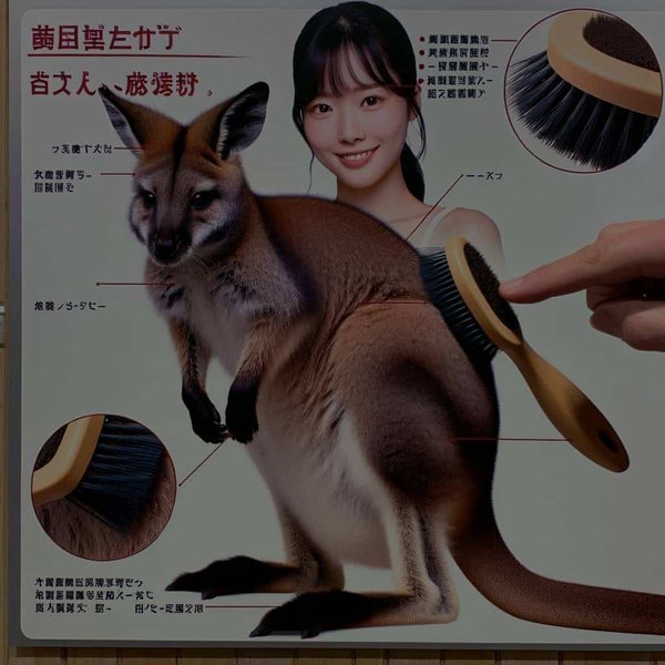 Quelles sont les meilleures techniques de brossage pour un wallaby à longue queue ?