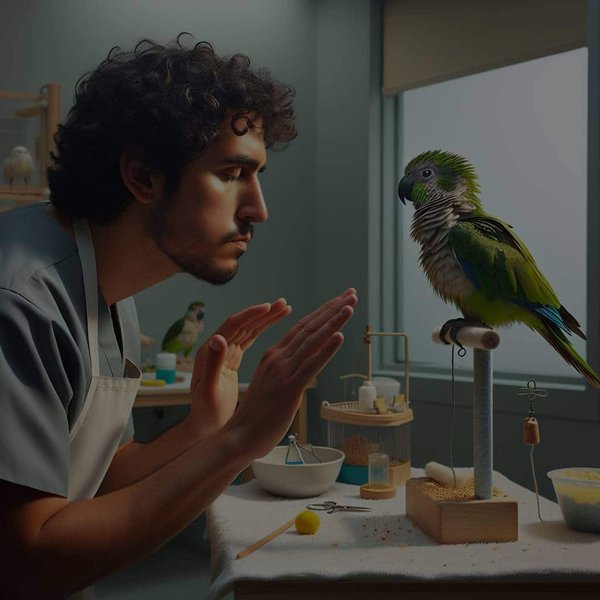 Comment éduquer un perroquet kakariki à être manipulé sans mordre ?